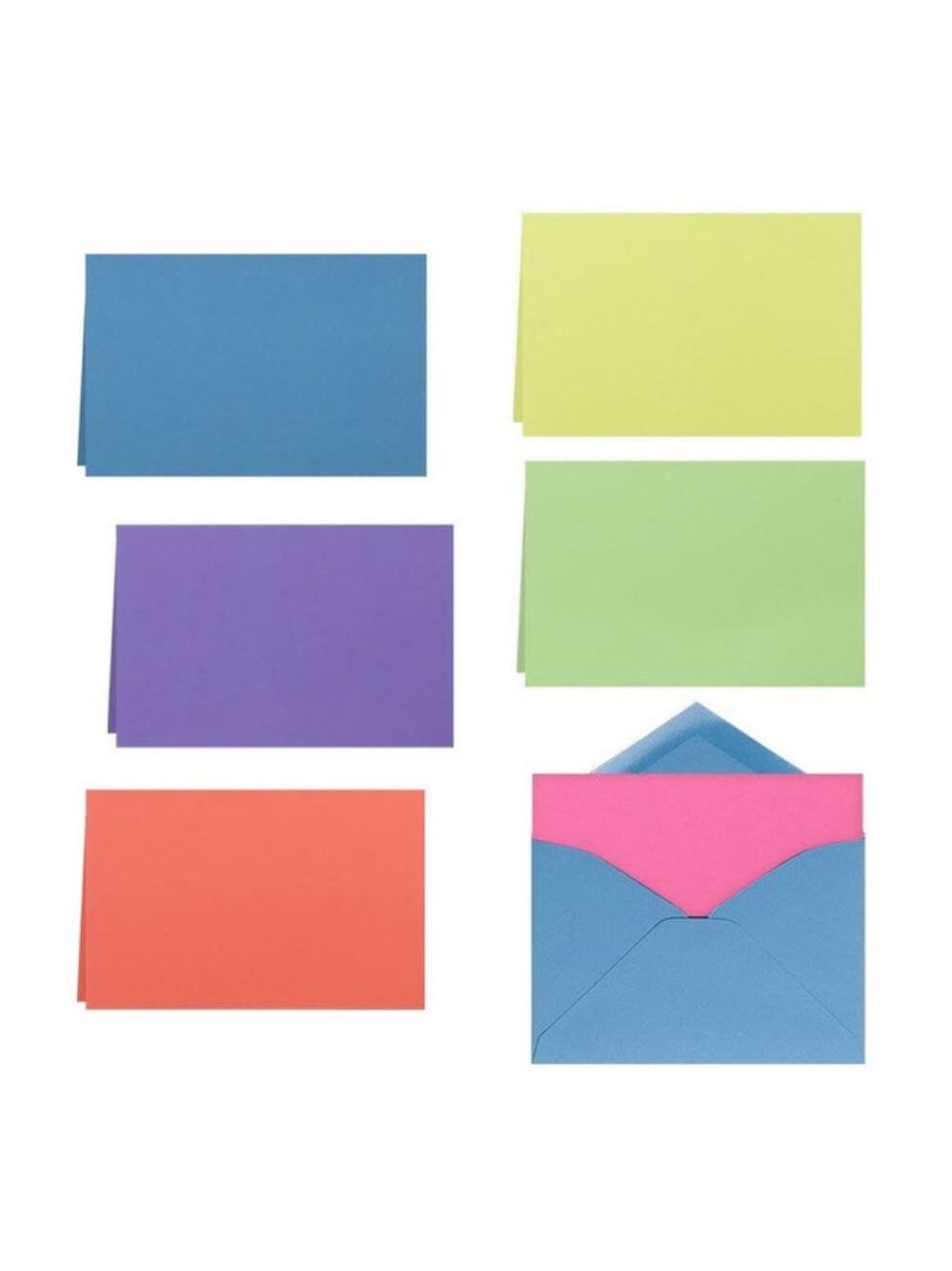 Bright Neon Note Cards set - Picture 2 of 8